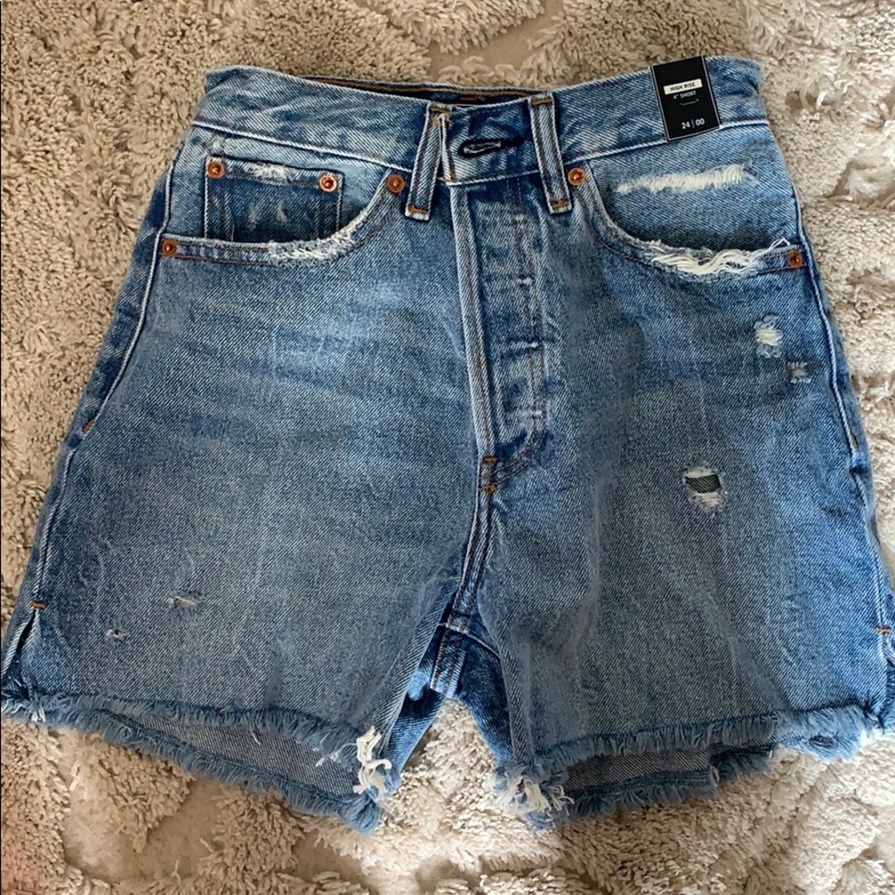 Denim shorts